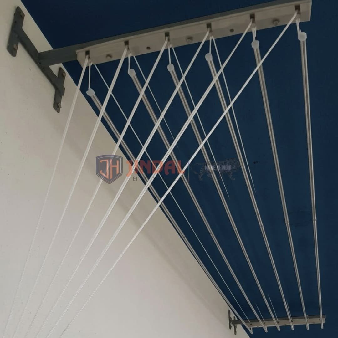 deluxe-wall-mounted-pulley-cloth-hanger-6ft-bangalore